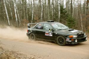 Jacob Kohler / Brittney Kohler Subaru Impreza on SS3.