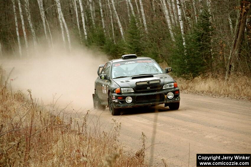 Jacob Kohler / Brittney Kohler Subaru Impreza on SS3.