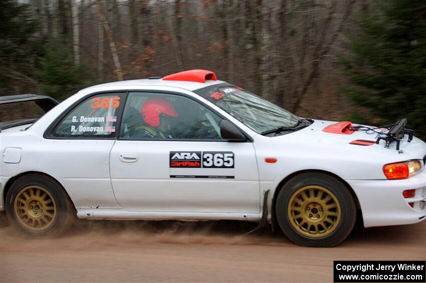 Richard Donovan / Greg Donovan Subaru Impreza on SS3.