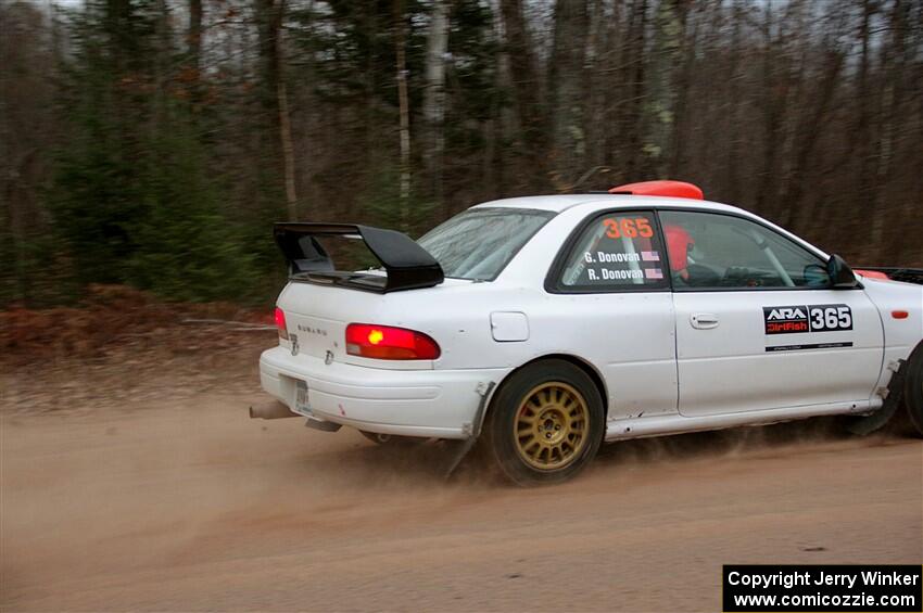 Richard Donovan / Greg Donovan Subaru Impreza on SS3.