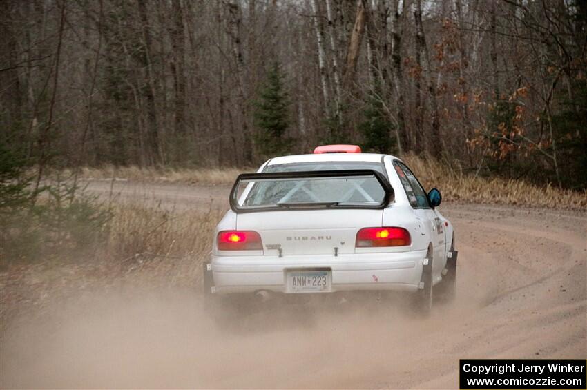 Richard Donovan / Greg Donovan Subaru Impreza on SS3.