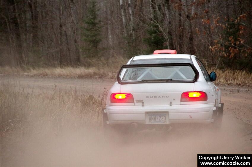 Richard Donovan / Greg Donovan Subaru Impreza on SS3.