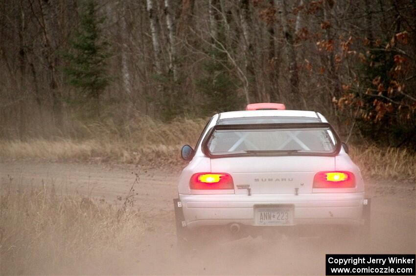 Richard Donovan / Greg Donovan Subaru Impreza on SS3.
