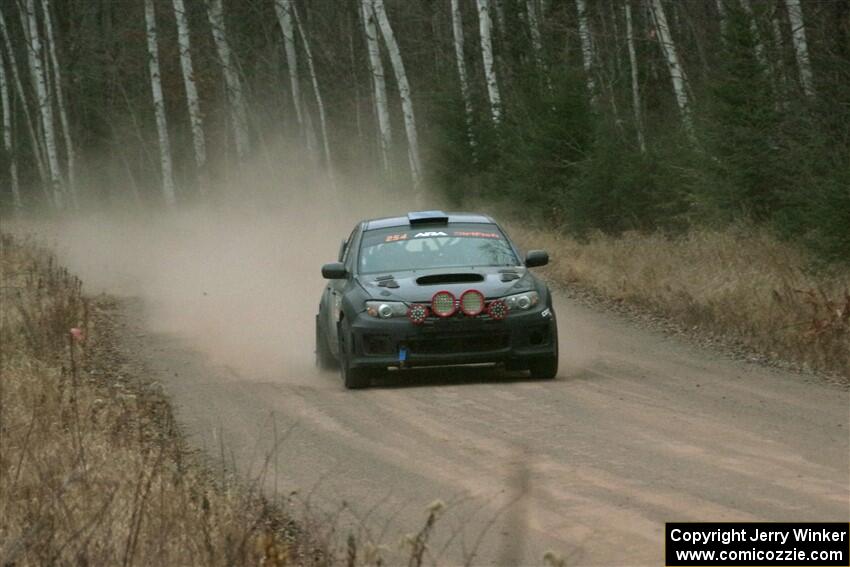 Calvin Bergen / Daryl Bergen Subaru WRX STi on SS3.
