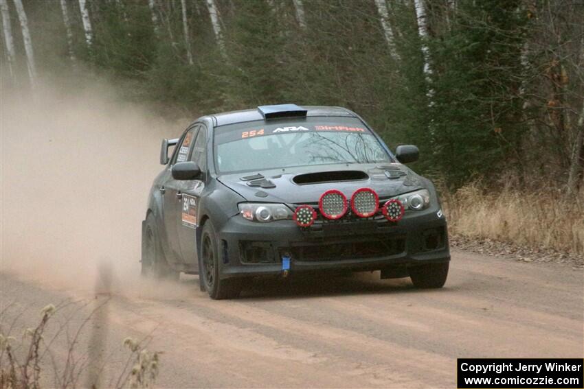 Calvin Bergen / Daryl Bergen Subaru WRX STi on SS3.