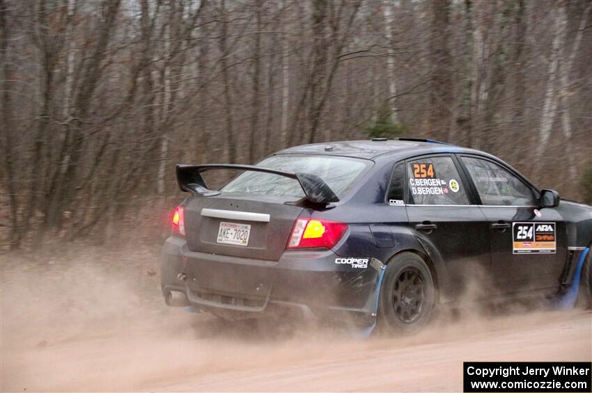 Calvin Bergen / Daryl Bergen Subaru WRX STi on SS3.