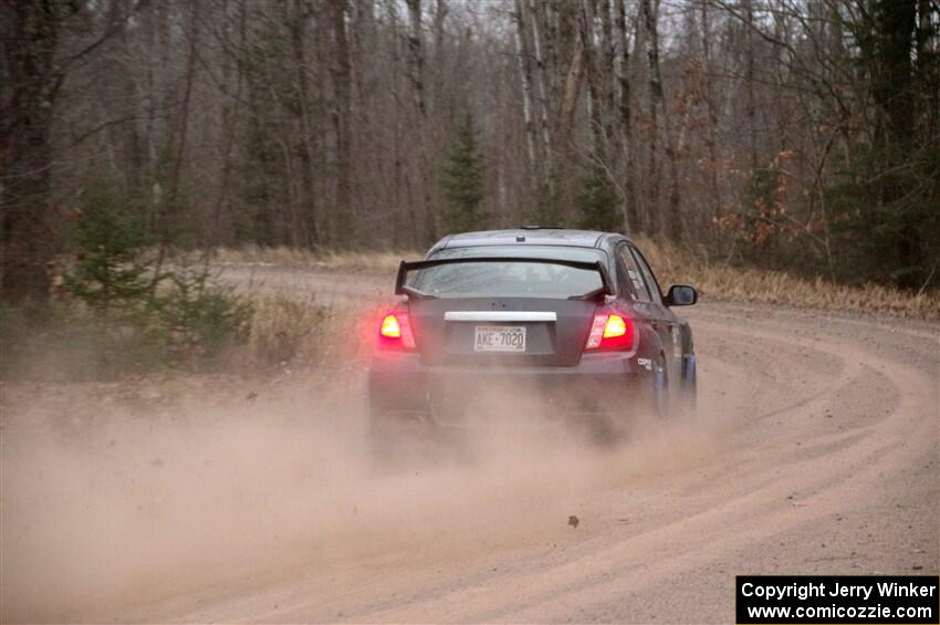 Calvin Bergen / Daryl Bergen Subaru WRX STi on SS3.