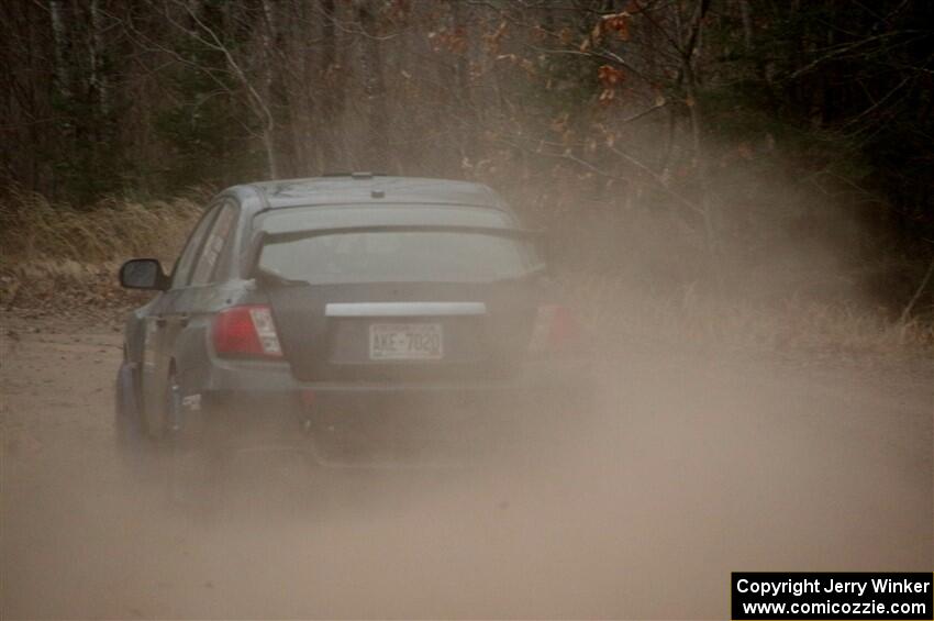 Calvin Bergen / Daryl Bergen Subaru WRX STi on SS3.