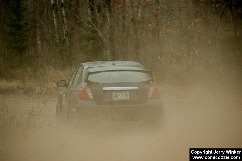 Calvin Bergen / Daryl Bergen Subaru WRX STi on SS3.
