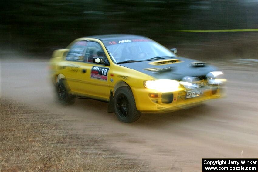 Steve Gingras / Katie Gingras Subaru Impreza on SS4.