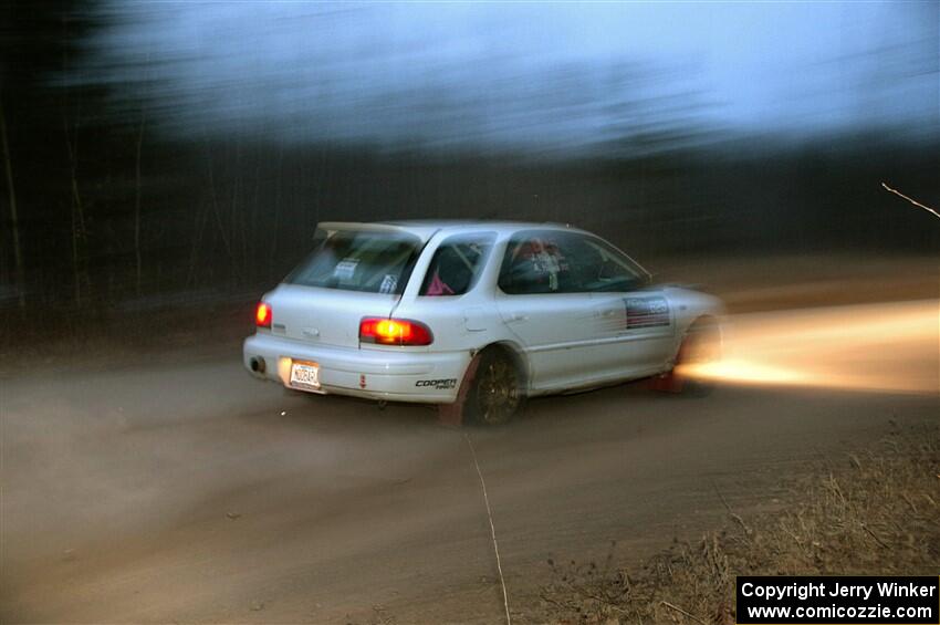 Aidan Hicks / John Hicks Subaru Impreza Wagon on SS4.