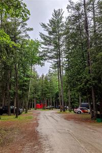 Scenery at the campground near Powers, MI. Eric Anderson / Phil Jeannot Toyota Celica GTS in the background.