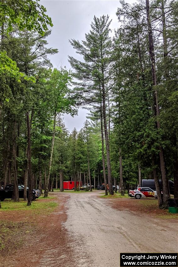 Scenery at the campground near Powers, MI. Eric Anderson / Phil Jeannot Toyota Celica GTS in the background.