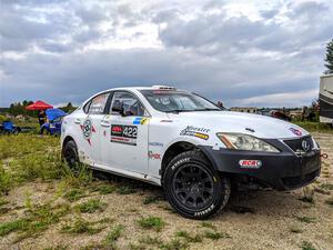 Nathan Odle / Alex Gelsomino Lexus IS250 before the start of the event.