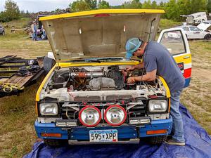 Scott Parrott / Ian Holmes Chevy S-10 before the start of the event.