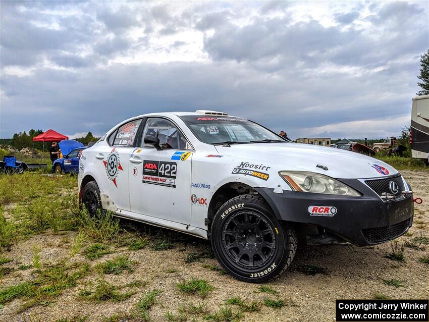 Nathan Odle / Alex Gelsomino Lexus IS250 before the start of the event.