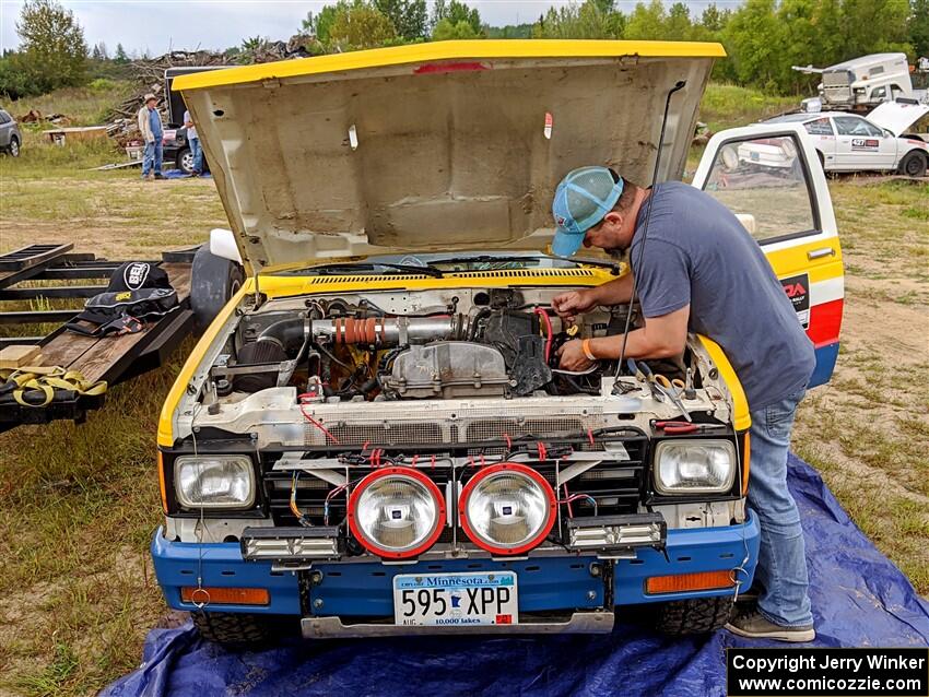 Scott Parrott / Ian Holmes Chevy S-10 before the start of the event.