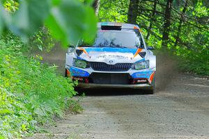 Barry McKenna / Leon Jordan Skoda Fabia on SS1, Steamboat I.