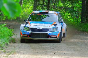 Barry McKenna / Leon Jordan Skoda Fabia on SS1, Steamboat I.