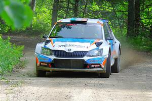 Barry McKenna / Leon Jordan Skoda Fabia on SS1, Steamboat I.