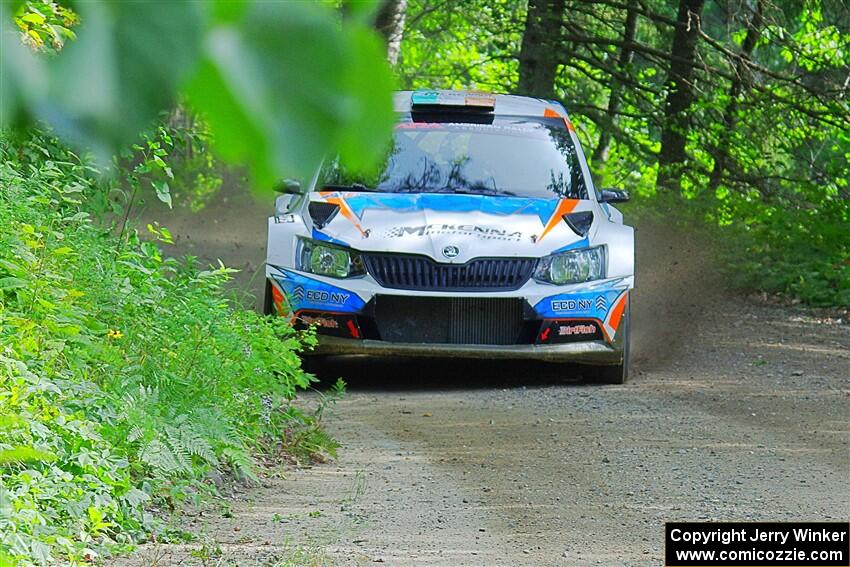 Barry McKenna / Leon Jordan Skoda Fabia on SS1, Steamboat I.