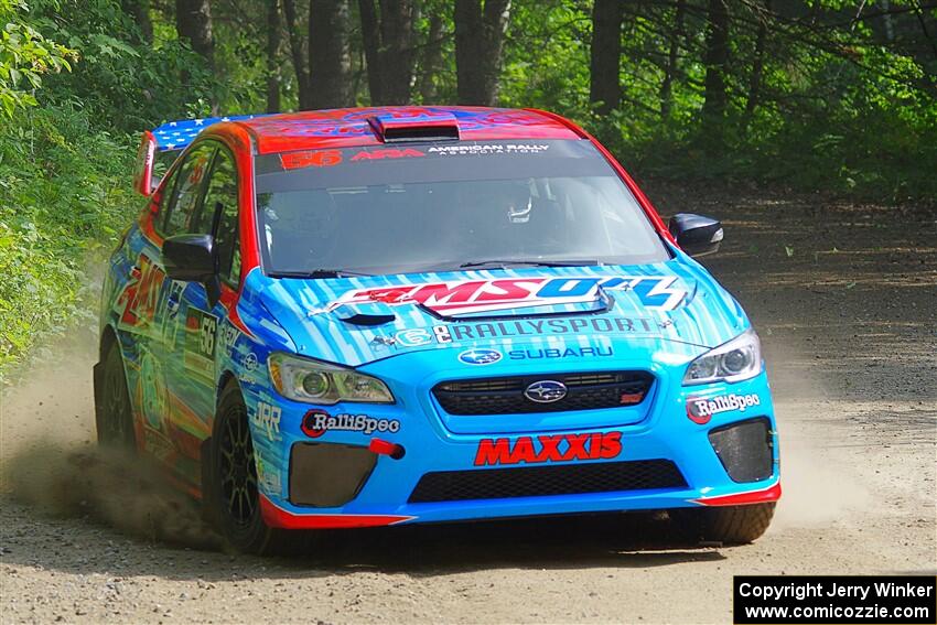 Jeff Seehorn / Matt James Subaru WRX STi on SS1, Steamboat I.