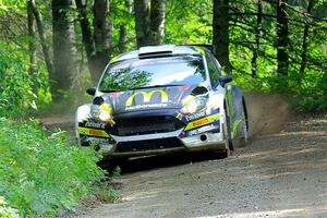 Ryan Booth / Nick Dobbs Ford Fiesta R5 on SS1, Steamboat I.