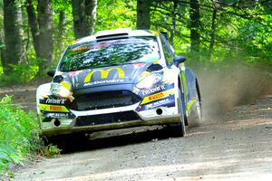 Ryan Booth / Nick Dobbs Ford Fiesta R5 on SS1, Steamboat I.