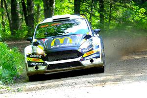 Ryan Booth / Nick Dobbs Ford Fiesta R5 on SS1, Steamboat I.