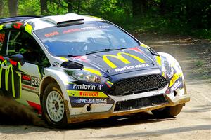 Ryan Booth / Nick Dobbs Ford Fiesta R5 on SS1, Steamboat I.