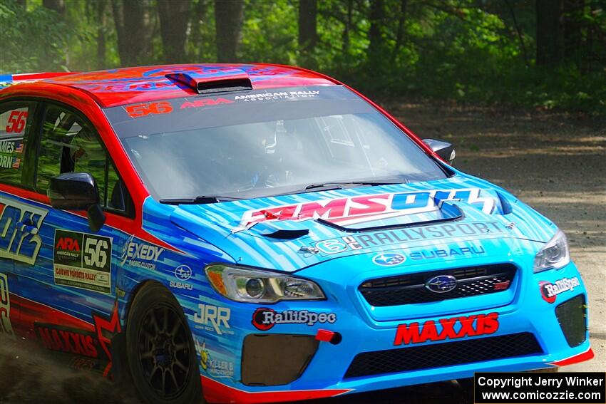 Jeff Seehorn / Matt James Subaru WRX STi on SS1, Steamboat I.