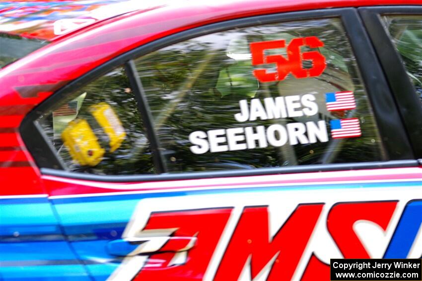 Jeff Seehorn / Matt James Subaru WRX STi on SS1, Steamboat I.