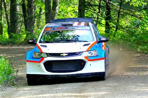 Pat Moro / Ole Holter Chevy Sonic LS on SS1, Steamboat I.