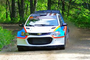 Pat Moro / Ole Holter Chevy Sonic LS on SS1, Steamboat I.