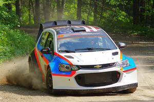 Pat Moro / Ole Holter Chevy Sonic LS on SS1, Steamboat I.