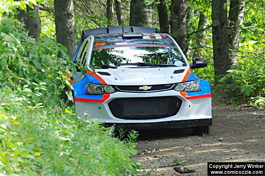 Pat Moro / Ole Holter Chevy Sonic LS on SS1, Steamboat I.