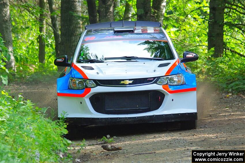 Pat Moro / Ole Holter Chevy Sonic LS on SS1, Steamboat I.
