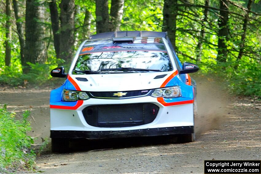 Pat Moro / Ole Holter Chevy Sonic LS on SS1, Steamboat I.