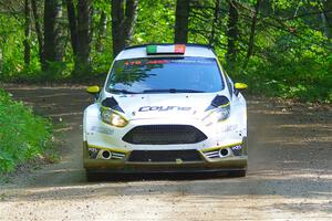 John Coyne / Ryan Dunham Ford Fiesta R5 on SS1, Steamboat I.