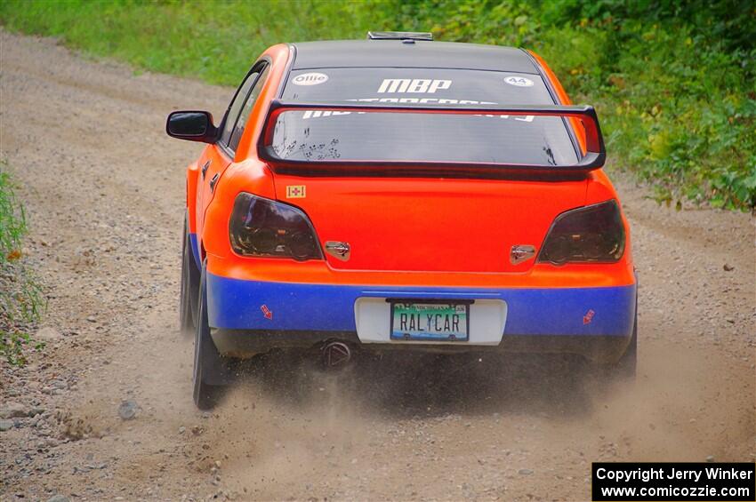 Mike Engle / Morgan Engle Subaru WRX on SS1, Steamboat I.