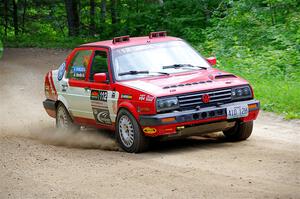 Adam Hardin / Eric Schlee VW Jetta GLI on SS1, Steamboat I.