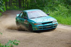 Kyle Turner / Kevin Turner Subaru Impreza on SS1, Steamboat I.