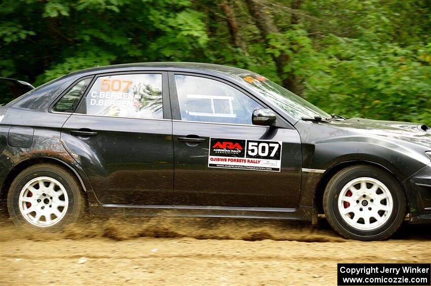 Daryl Bergen / Calvin Bergen Subaru WRX STi on SS1, Steamboat I.