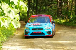Jeff Seehorn / Matt James Subaru WRX STi on SS4, Steamboat II.