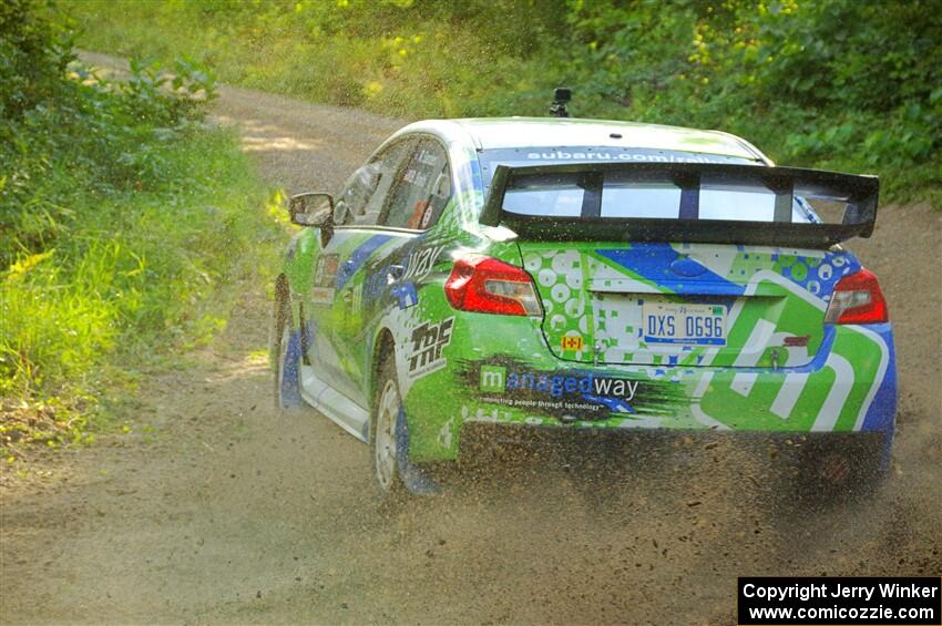 Rob Sanders / Boyd Smith Subaru WRX STi on SS4, Steamboat II.