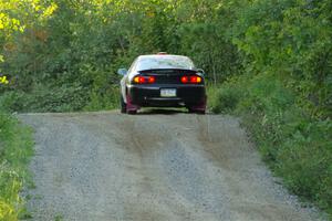 Josh Smith / Drake Hughes Mazda MX-3 is out of fuel at the top of the hill on SS4, Steamboat II.