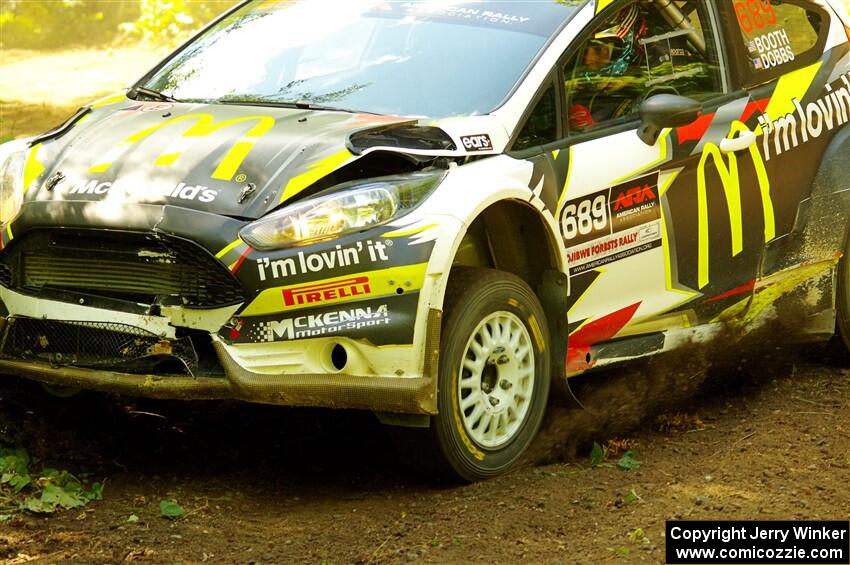 Ryan Booth / Nick Dobbs Ford Fiesta R5 on SS11, Height O' Land II.