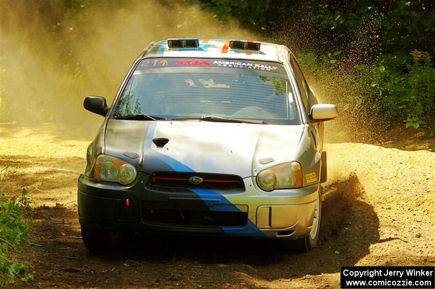 Andrew Dustman / Jake Ringger Subaru WRX on SS11, Height O' Land II.