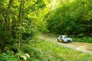 Barry McKenna / Leon Jordan Skoda Fabia on SS14, Height O' Land III.