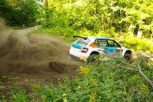 Barry McKenna / Leon Jordan Skoda Fabia on SS14, Height O' Land III.